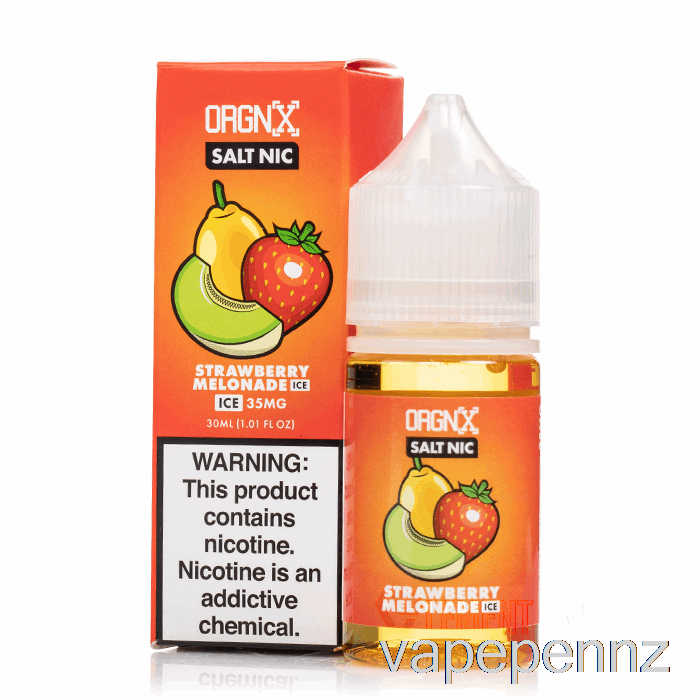 ICED Strawberry Melonade - ORGNX Salts - 30mL 35mg VAPE NZ